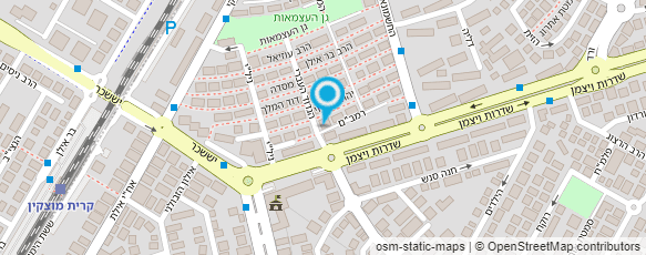 מפת הגעה אל הועדה המקומית לתכנון ולבניה קריות