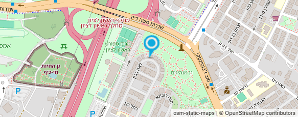 מפת הגעה אל יאיר שרעבי - מורה לנהיגה