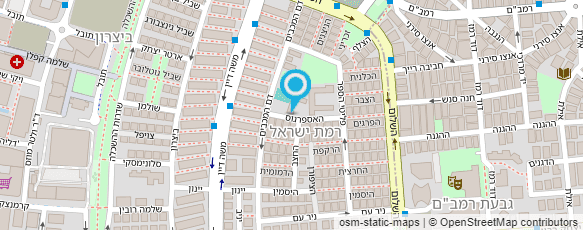 מפת הגעה אל סטודיו במה מפת הגעה אל סטודיו במה