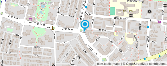 מפת הגעה אל המשפחתון של הופ