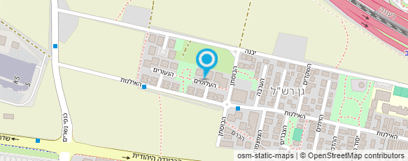 מפת הגעה אל מוניות שני- מוניות בשרון