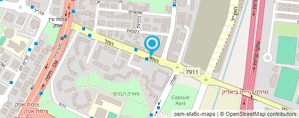 מפת הגעה אל מוניות הקריות צפון בע"מ