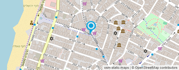 מפת הגעה אל קיו. אר. זד. סטודיו