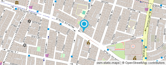 מפת הגעה אל פראנה - הסטודיו ליוגה