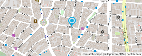 מפת הגעה אל ד"ר אקבשב בנימין