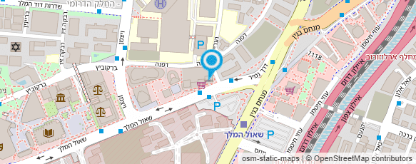 מפת הגעה אל פז יצחקי וינברגר עו"ד