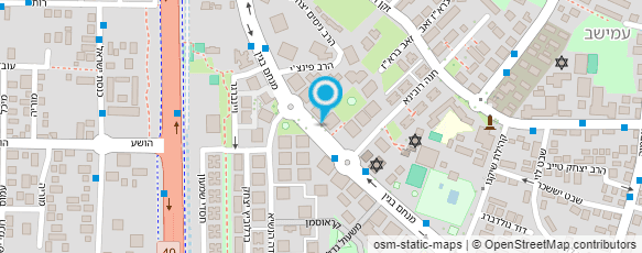 מפת הגעה אל פולק יהודית - נטורופתיה ורפלקסולוגיה