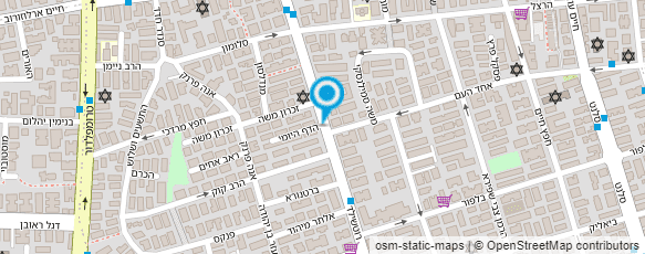 מפת הגעה אל רקפת - עיסוי רפואי