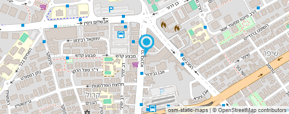 מפת הגעה אל נגריית איציק