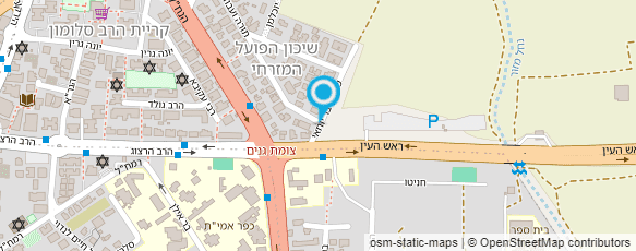 מפת הגעה אל בטא תשתיות חשמל