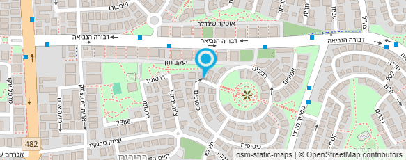 מפת הגעה אל ירושלמי רננה - מטפלת באומנות