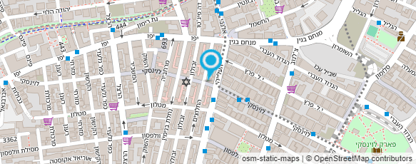 מפת הגעה אל המסיק של עודד