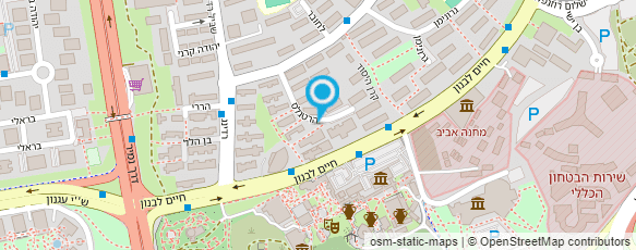 מפת הגעה אל רחמני גליה - מטפלת בתנועה