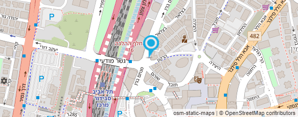 מפת הגעה אל עו"ד נועם שלו