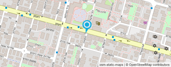 מפת הגעה אל גלוס רוז - איפור מקצועי