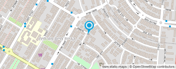 מפת הגעה אל משתלת המשקם