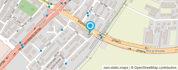 מפת הגעה אל "הקריות"