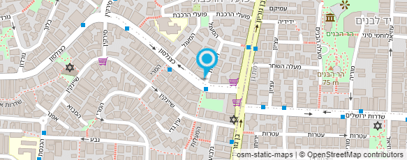 מפת הגעה אל "בית חם" - חב"ד גבעתיים