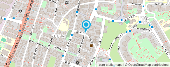 מפת הגעה אל ד"ר והרב נתן אופיר