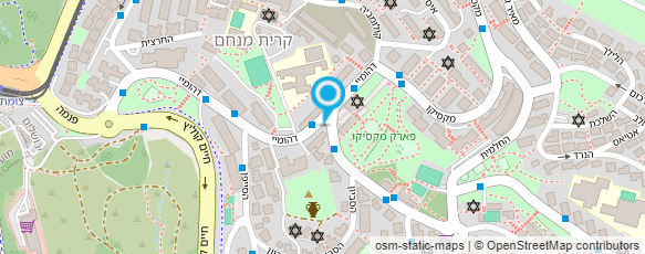 מפת הגעה אל ת.ד.ה.ר - אהרון לוי