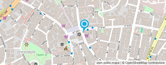 מפת הגעה אל סיידוף איציק - מורה למשחק