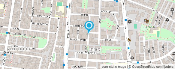 מפת הגעה אל לזרוביץ'-שרמן הילה