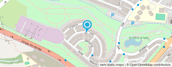 מפת הגעה אל יחיאל שטרית מפת הגעה אל יחיאל שטרית