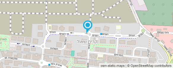 מפת הגעה אל חובב טיח צבעוני