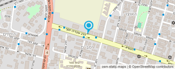 מפת הגעה אל עו"ד ונוטריון אודליה שפירא