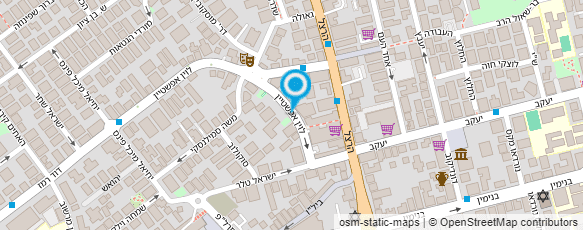 מפת הגעה אל גנית פורטוגלי- מעצבת וילונות