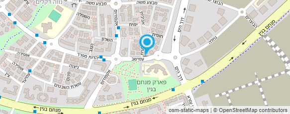 מפת הגעה אל גן פרחים