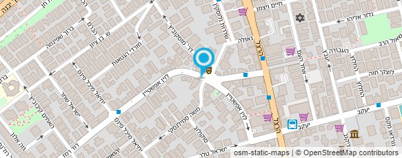 מפת הגעה אל גני ילדים סקרנל  - איגום