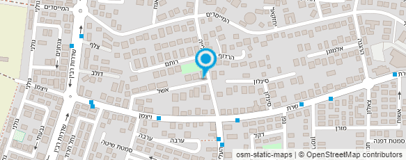 מפת הגעה אל קפל בוז'נסקי הדס