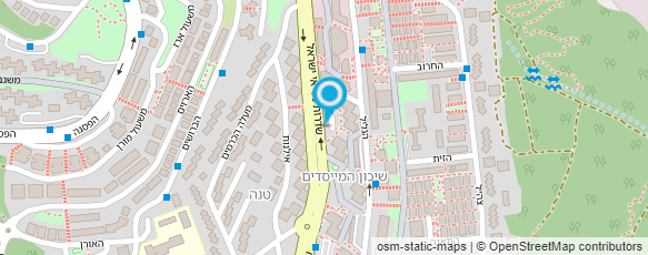 מפת הגעה אל תספורת זה - נאור ודרור