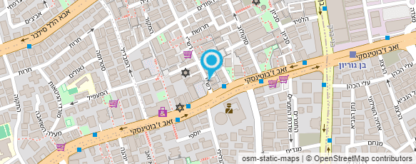 מפת הגעה אל עו"ד רובנשטיין משה