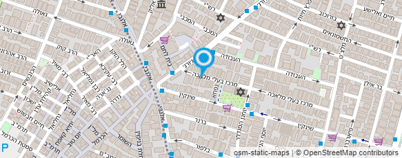 מפת הגעה אל בן-זאב דוד