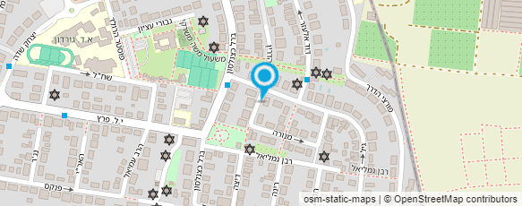 מפת הגעה אל מיה שטרן-ביה"ס לשוקולד