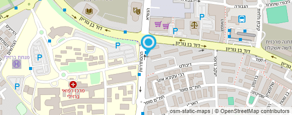 מפת הגעה אל בית ספר לסיעוד