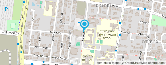 מפת הגעה אל גיל עוז מרכז גריאטרי