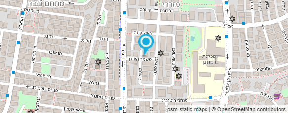 מפת הגעה אל שי שלום אינסטלטור