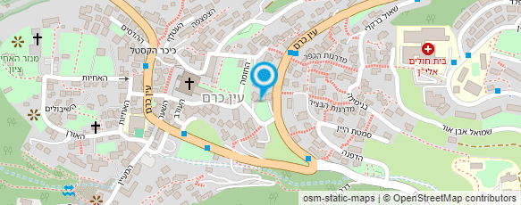 מפת הגעה אל פרופ' אדמון דן