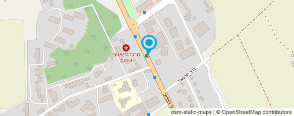 מפת הגעה אל מוסך מרכזי פחחות צבע ומכונאות רכב