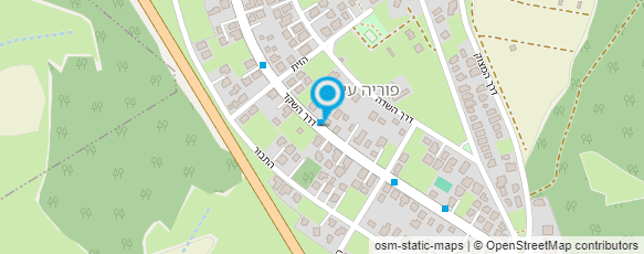 מפת הגעה אל נקודת חן- ריהוט גן