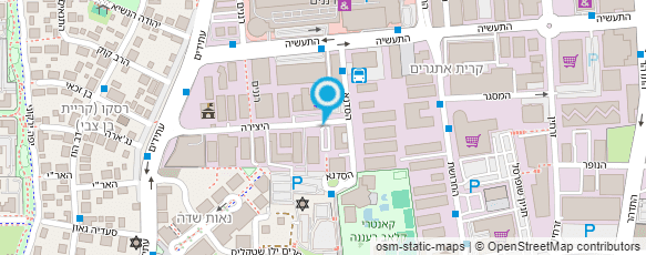 מפת הגעה אל אי.וי.סי - מכונות ממתקים