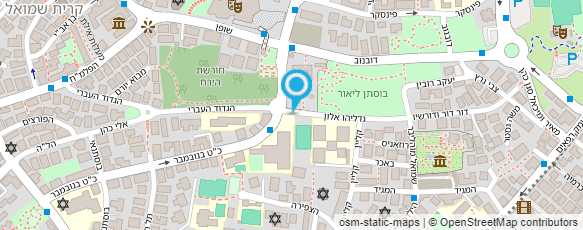 מפת הגעה אל מכון שלום הרטמן