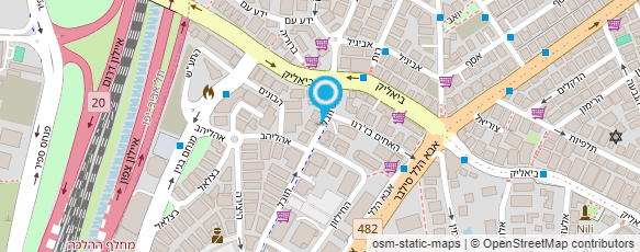 מפת הגעה אל מיני מרקט א.א.