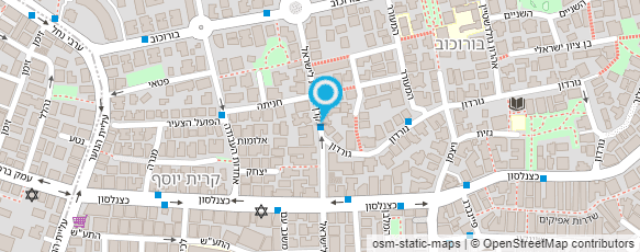 מפת הגעה אל דאון מיכל- מומחית לרפלקסולוגיה