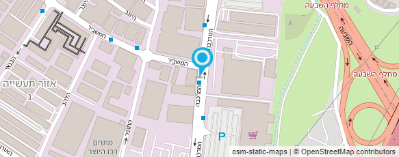 מפת הגעה אל דקור סטאר -פרופילים דקורטיבייים בע"מ