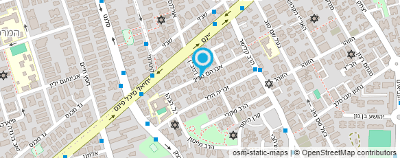 מפת הגעה אל ויצמן יוסף - זוהר הקבלה