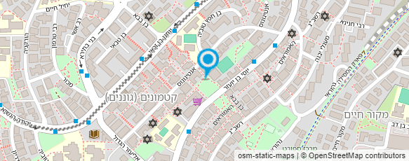 מפת הגעה אל משתלת חוות הנוער הציוני